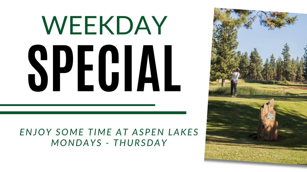 Weekday Special! Mondays through Thursdays.
